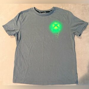 Boy’s Xbox Gray T-Shirt with Neon Green Logo | Medium 8/10